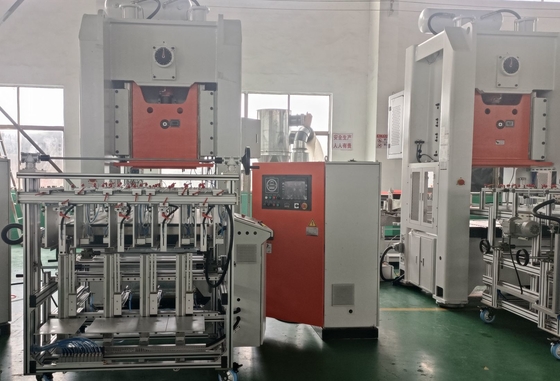Buy Schneider Electric Aluminum Foil Tray Making Machine with Mitsubishi PLC online manufacture