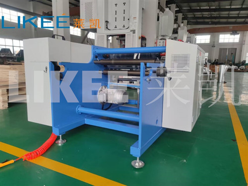 Buy 2 Spindle Semi Automatic House Foil Rewinding Machine for 0.01 mm failing precision online manufacture