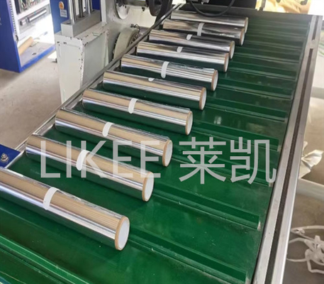 Buy LKWD-450 House Aluminum Foil Rewinding Automatic Machine 7.5KW Working Power online manufacture