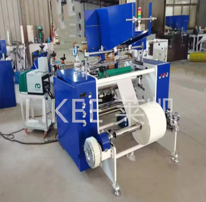Buy 6 Shafts Touch Screen Controllable House Foil Roll Slitter Rewinding Machine online manufacture