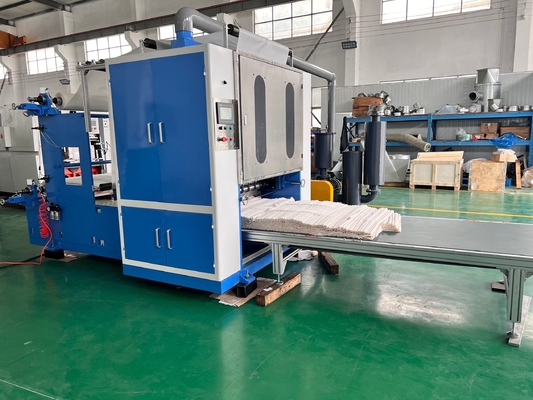 Buy Fully Automatic HDPE Plastic Pop Up Sheet Machine Adjustable Cutting Speed online manufacture