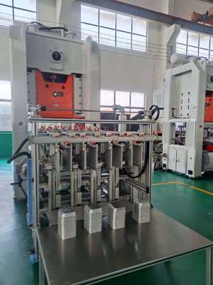 Buy LK-T80 Food Container Punching Machine Energy-Efficient Lithium Grease & Enclosed Lubrication online manufacture