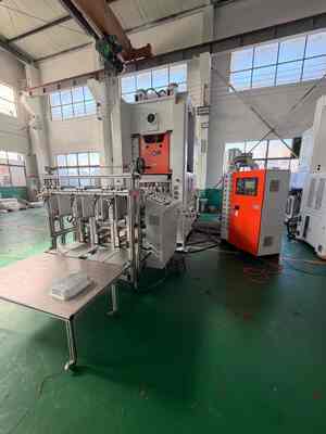 Buy Aluminum Foil Container Making Machine Nontoxic Oval Tray Disposable Food Tray Storage online manufacture