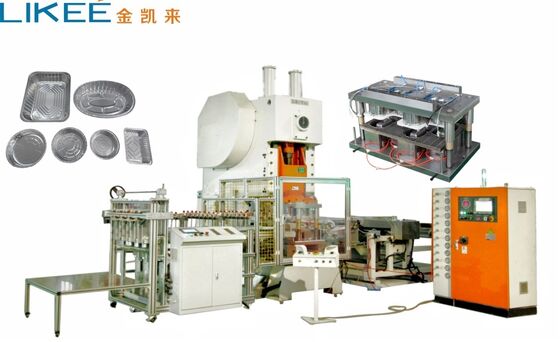 Buy T63 2 Compartment Disposable Rectangular Aluminum Foil Container Making Machine China online manufacture