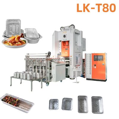 Buy T80 Takeout  Multiple Cavities Disposable Aluminum Foil Pan Insulation Preservation Machine online manufacture