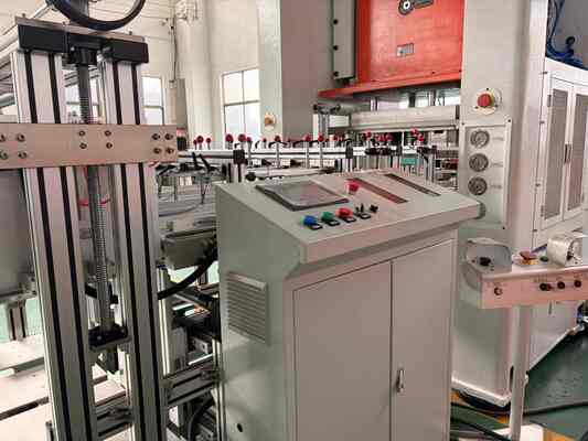 Buy LK-T80 Aluminum Foil Container Machine Custom Mold Compatible Machine online manufacture