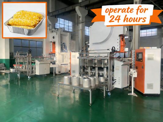 Buy LK-T63 Fully Automatic High-Efficiency 3-Cavity Aluminum Foil Container Making Machine with Quick Mold Change online manufacture