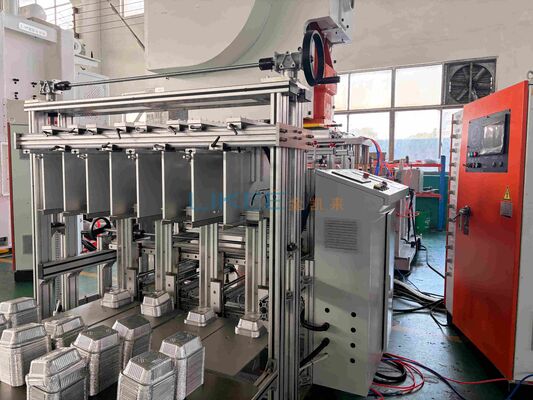 Buy 63-ton Aluminum Foil Container Making Machine with 24/7 After-Sales Support and 9000-12000 Pcs/Hour Output online manufacture