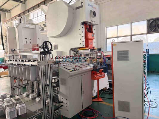 Buy 63-ton Automatic Aluminum Foil Container Making Machine with Factory-Direct Pricing for 24-Hour Continuous Operation online manufacture
