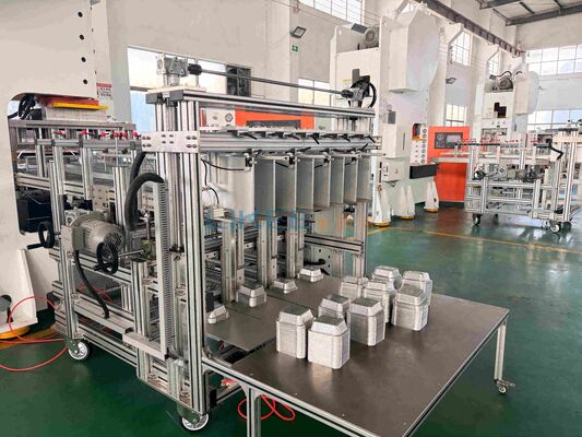 Buy 63-ton Aluminum Foil Container Making Machine with 1-Year Warranty and Lifetime Technical Support online manufacture