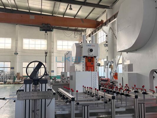 Buy 63ton Aluminum Foil Container Making Machine with Efficient Scrap Removal and Control Cabinet online manufacture