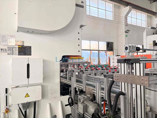 Buy 63ton Aluminum Foil Container Machine with Custom Logo Embossing and Quick Mold Change for Custom Moulds online manufacture