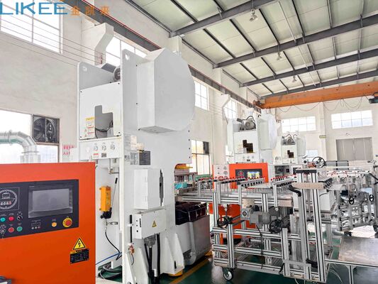 Buy Fully Automatic Aluminum Foil Container Machine with 3 Cavity Mould and C Frame Structure online manufacture