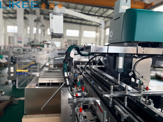 Buy Automatic Cartoning Machine with Glue Spraying and Box Sealing System online manufacture