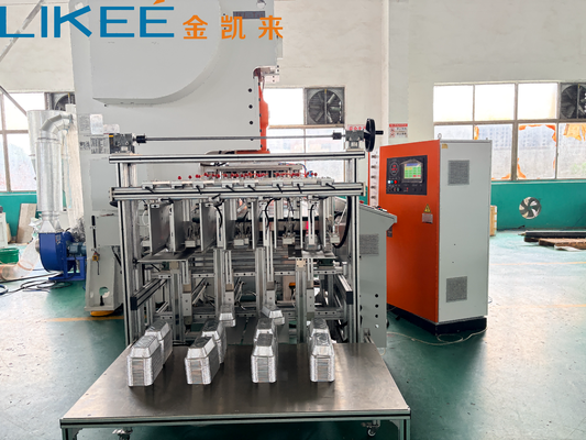 Buy Aluminium Food Container Machine C-Type Compatible with Thin and Thick Foil online manufacture