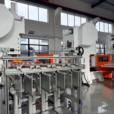 Buy Aluminum Foil Container Machine Fully Automatic High-Speed 35-70 Strokes/Min online manufacture