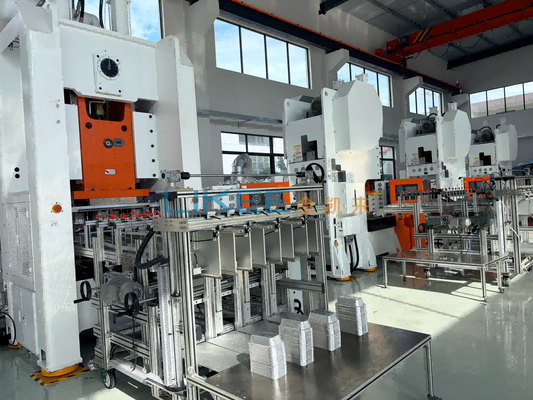 Buy Aluminium Foil Plate Making Machine 80ton 26KW  with Quick Mold Change & Automatic Fault Alarm System online manufacture