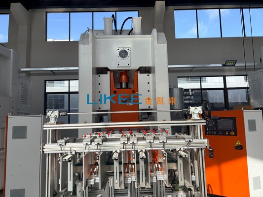 Buy Aluminum Foil Container Machine 80-Ton with 9,000–12,000 pcs/h High-Speed Output and H-Frame Structure online manufacture