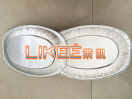 Barbecue 250ml Aluminium Foil Food Container With Clear Lids