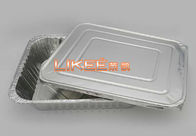 8006 1200ml Aluminum Takeaway Containers Rectangular Disposable Food Containers