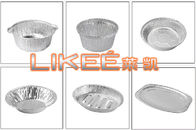 Barbecue 250ml Aluminium Foil Food Container With Clear Lids