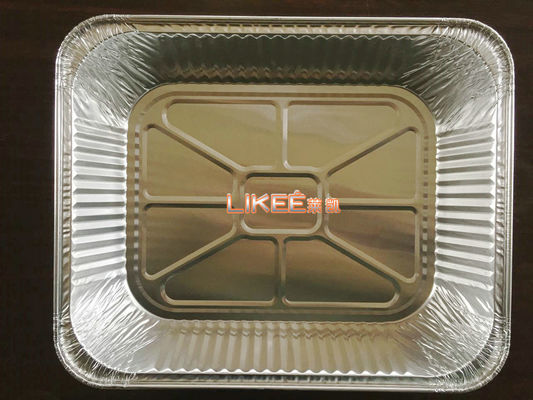 Buy 8006 1200ml Aluminum Takeaway Containers Rectangular Disposable Food Containers online manufacture