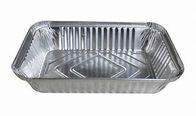 800ml 0.03mm Parcel Aluminum Silver Foil  Disposable Food Containers