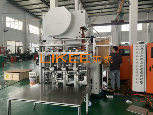 Buy 12000Pcs/h Capacity Aluminium Foil Container Production Line with PLC online manufacture