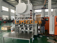 Mitsubishi Automatic PLC Control Fully Automatic Aluminum Food Container Production Line For Take Away Food Packaging