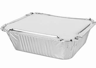 Buy 8389 No Peculiar Smell Aluminium Silver Foil Container Food Packaging online manufacture