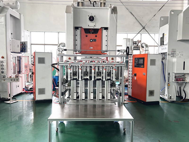 80 Ton Automatic Aluminum Foil Container Machine for Fast Food Packaging