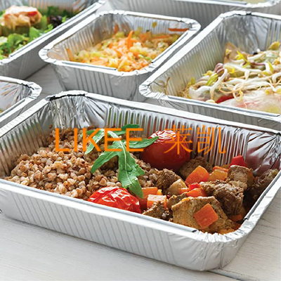 Picnic Aluminum Foil Container Rectangular For Feezer Oven Microwave