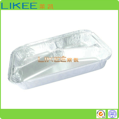 Microwave Safe Aluminium Foil Food Container , Picnic Aluminium Foil Boxes