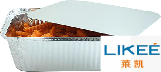 High Strength Aluminum Foil Food Box / Food Container Aluminium
