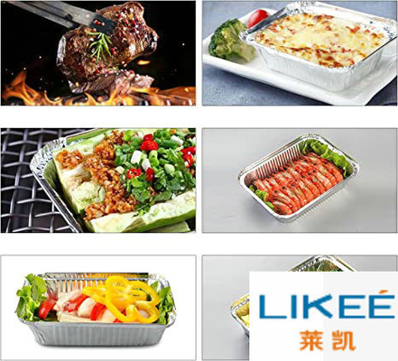Aluminum Takeaway Containers, High Temperature Resistance，Resistance To Penetration，Environmental Friendly