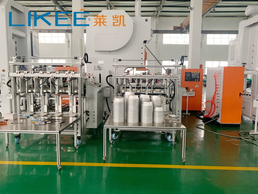 Automatic LK-T63 Aluminum Foil Container Pressing Machine 6.5 Inch 32 Micro Round Pan
