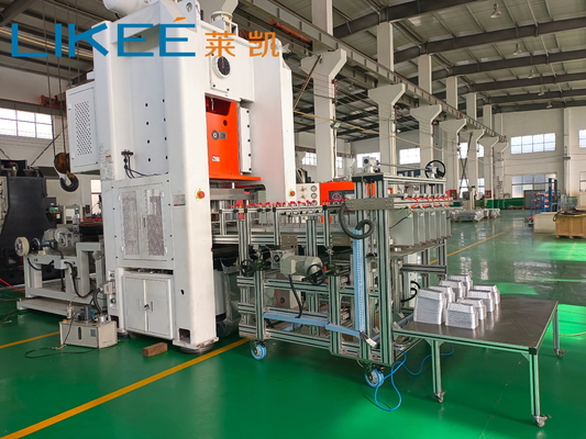 LK-T80 Aluminum Foil Plate Making Machine 35-70 Strokes Per Minute 9 Inch