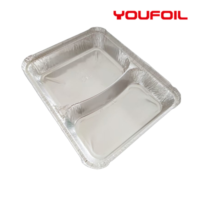 Food Packaging Aluminum Foil Tray Alloy 8011 Disposable Foil Pan
