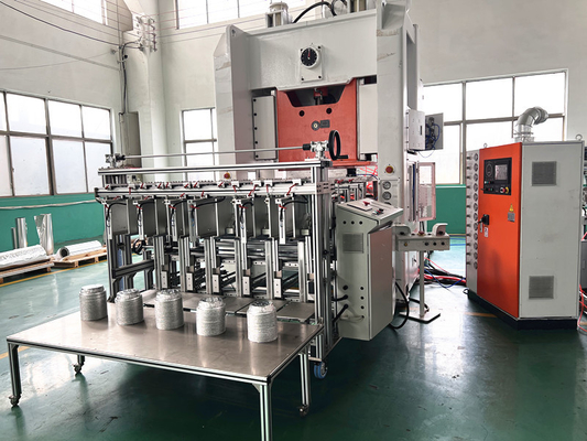 Fully Automated With Customize Mould Aluminum Foil Container Making Machine And Siemens Motor