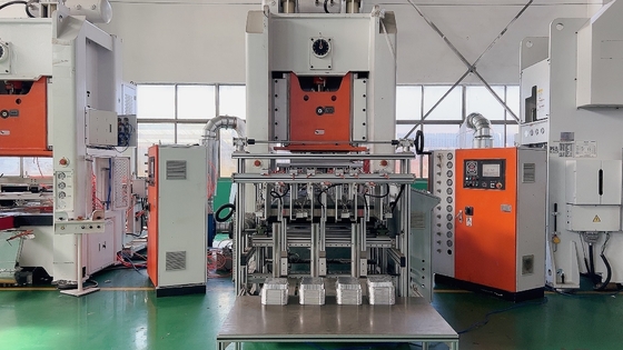 LK-T80 Aluminium Foil Pan Making Press Machine 26KW Power Schneider Electrical