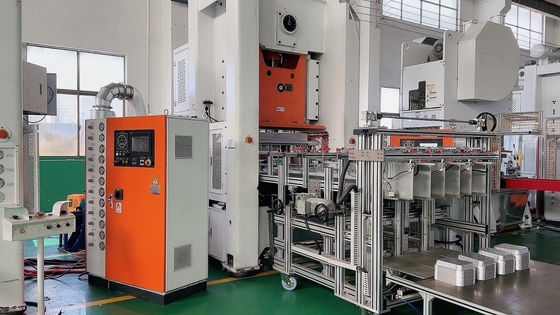 Food Grade 80Ton Aluminium Foil Food Container Making Machine Semi Automatic