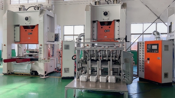 15000pcs/H  High Production Capacity Aluminium Food Container Making Machine