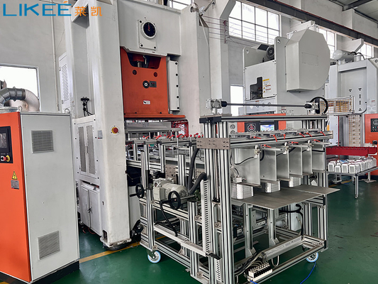 Auto Stacker Disposable Aluminium Foil Box Making Machine