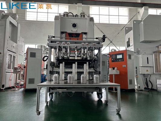 LK-T63 Food Container Aluminium Foil Punching Tray Making Machine For BBQ Outdoor