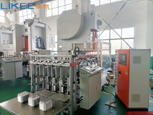 LK-T63 Food Container Aluminium Foil Punching Tray Making Machine For Baking Cooking