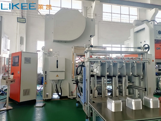 SIMENSE Motor 12000 Pcs/h Aluminium Foil Container Production Line LK-T63