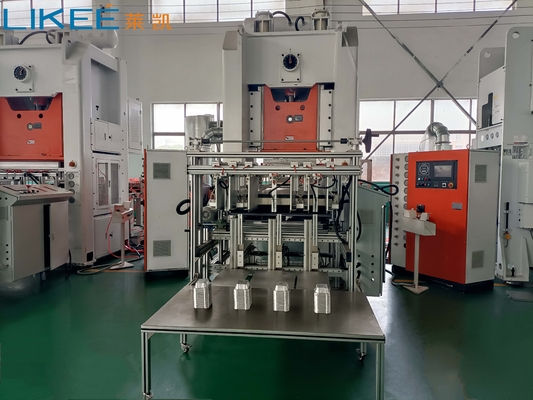Fully Automatic 80Ton Aluminium Foil Container Production Line Operation Easily
