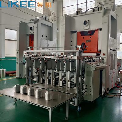 1250 × 1000 Mm Bed Plate Dimensions Aluminum Foil Plate Machine Mitsubishi Inverter Direct