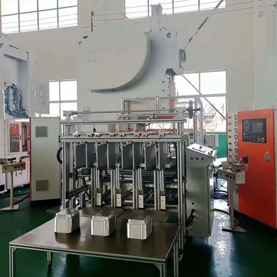 240mm Strokes Aluminium Food Container Machine With 19.8KW Power Consumption And 9000 Pcs / Hour Production Capacity