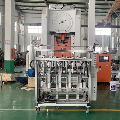 80Ton Pressure Aluminium Foil Plate Making Machine For Fully Automatic USA Full Size Pan Production Line Equipment